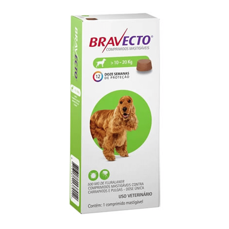 Bravecto Perro 10 - 1 Comprimido