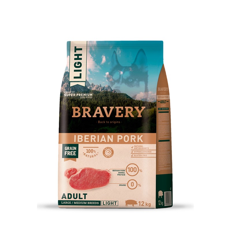 Bravery Light Iberian Pork Adult Large Medium Breeds