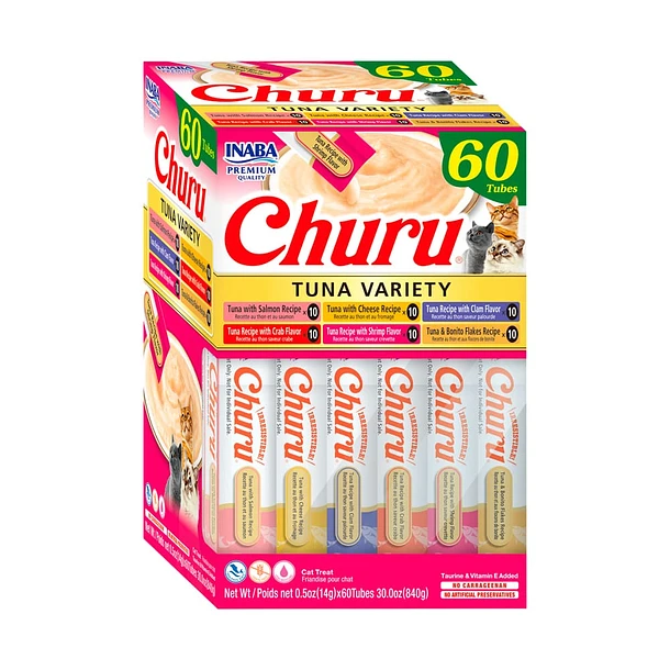 Caja Box Churu Cat Tuna Variedades 60 Unidades (USA681)