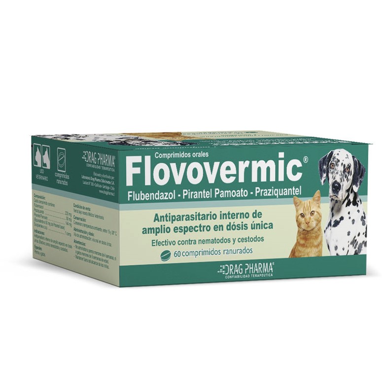 Antiparasitario Flovovermic 60 Comprimidos