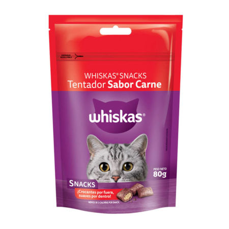 Whiskas Caja Snack Carne 12 x 80 GR