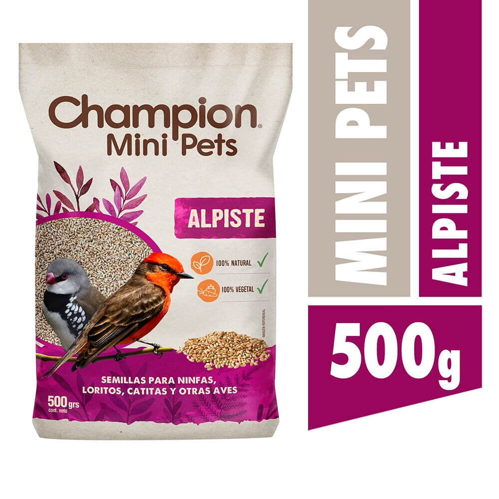 Alimento Alpiste Champion Mini Pets