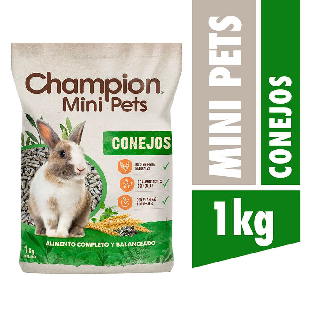 Alimento Conejo Champion Mini Pets