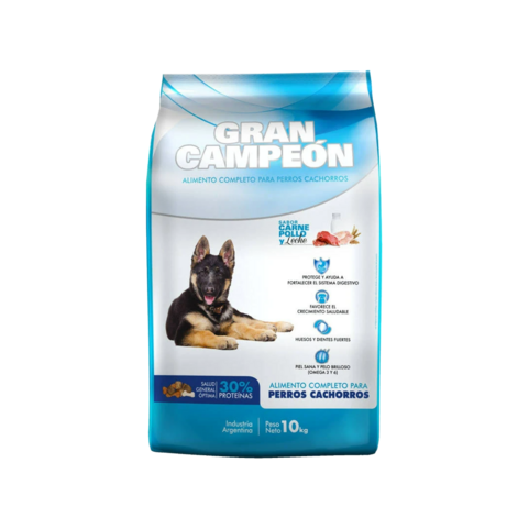 Gran Campeón Cachorro Carne Pollo Leche