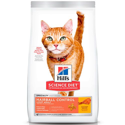 Hills Feline Adult Hairball Control Light