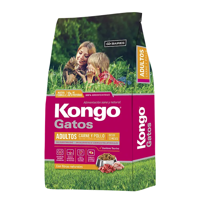 Kongo Gato Adulto Carne Pollo