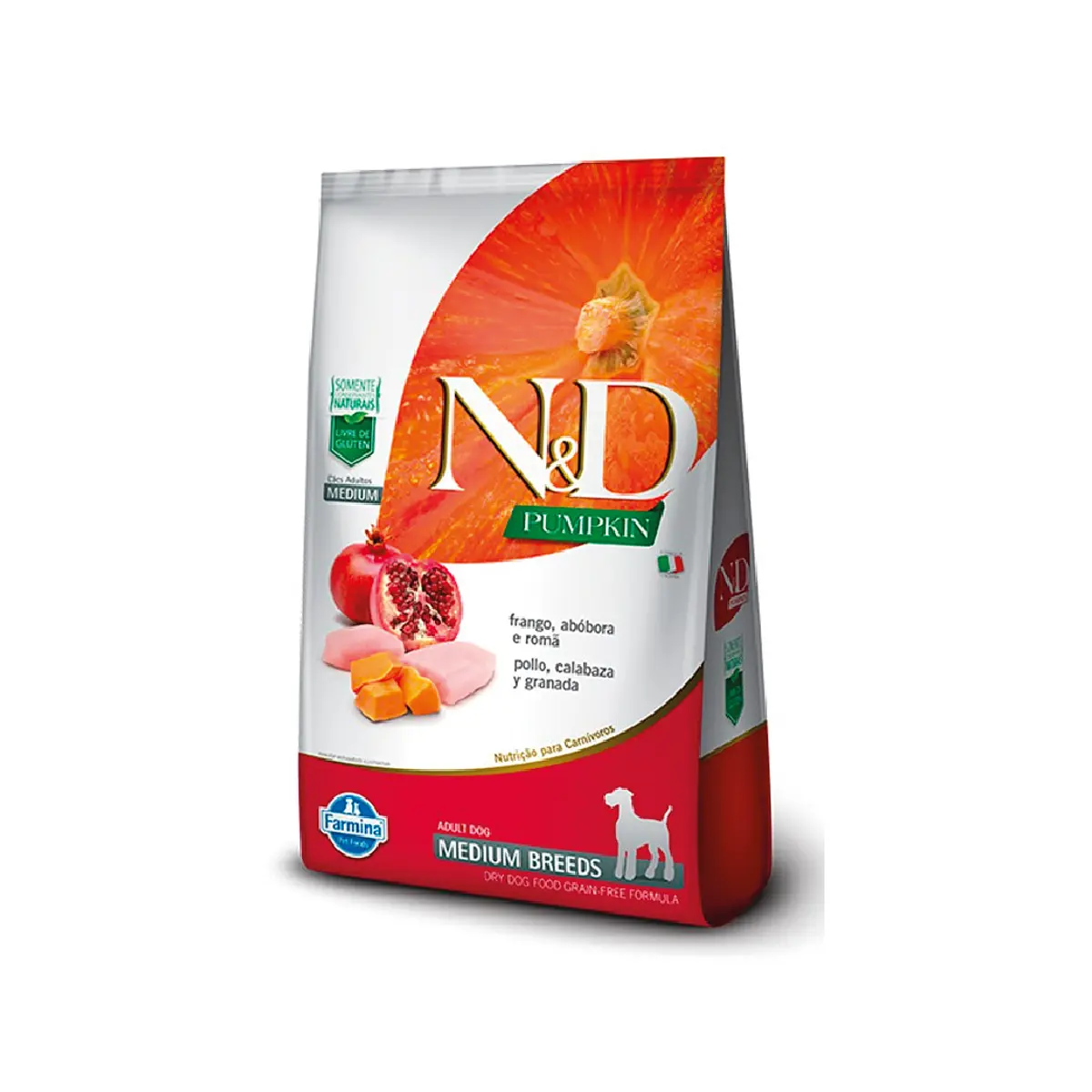 N&D Pumpkin Canino Medium Adulto Frango