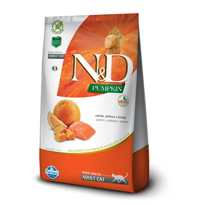 N&D Pumpkin Felino Adulto Salmon