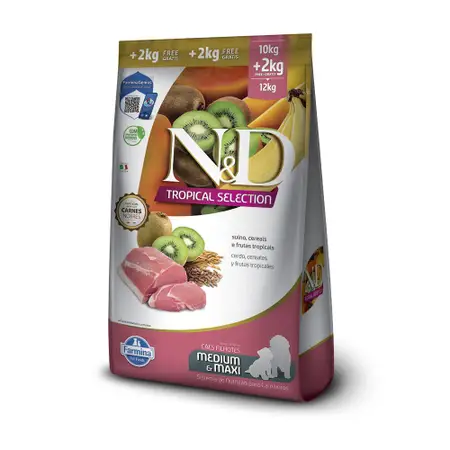 N&D Tropical Medium Puppy Suino