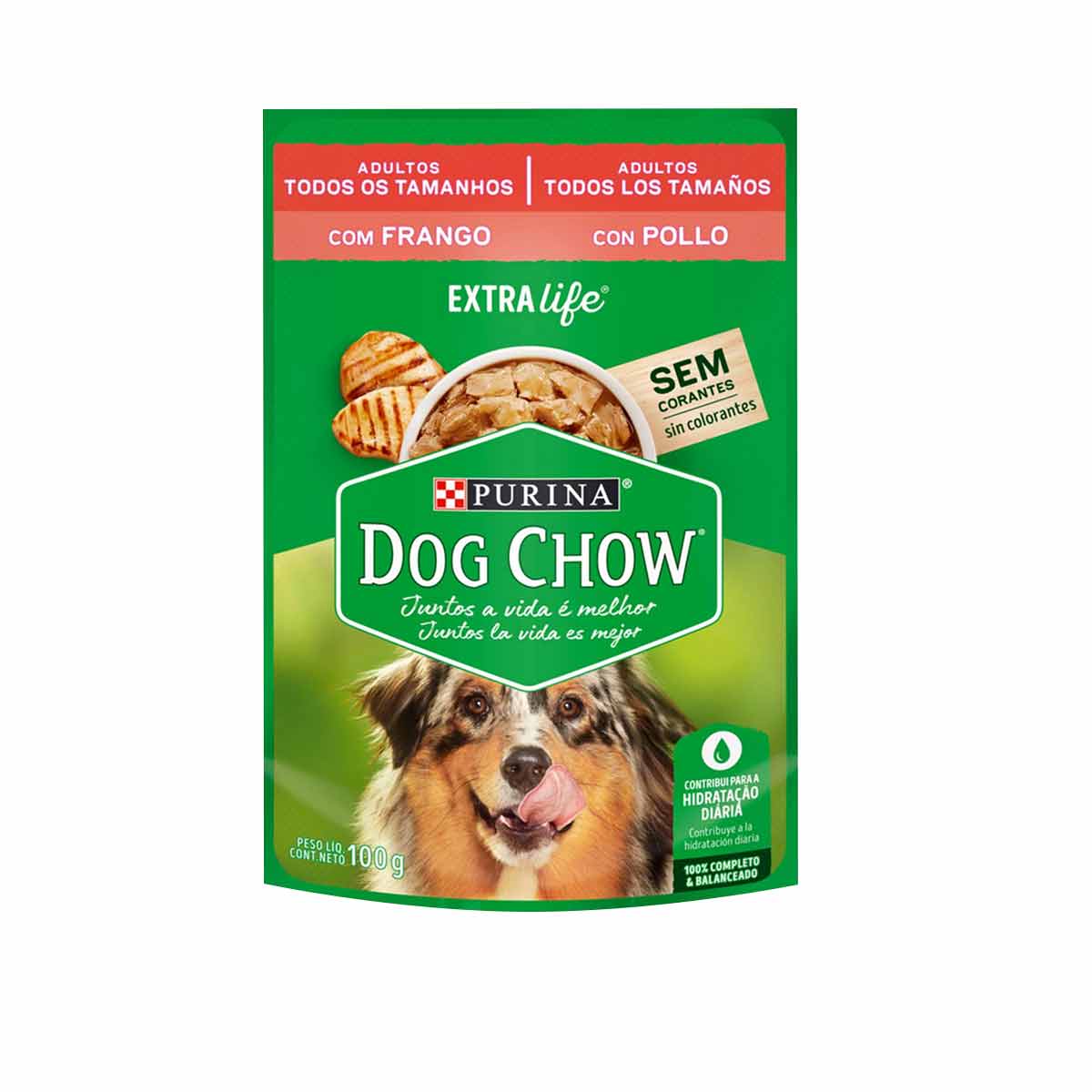 Sachet Dog Chow Pollo Adulto 20 Unidades