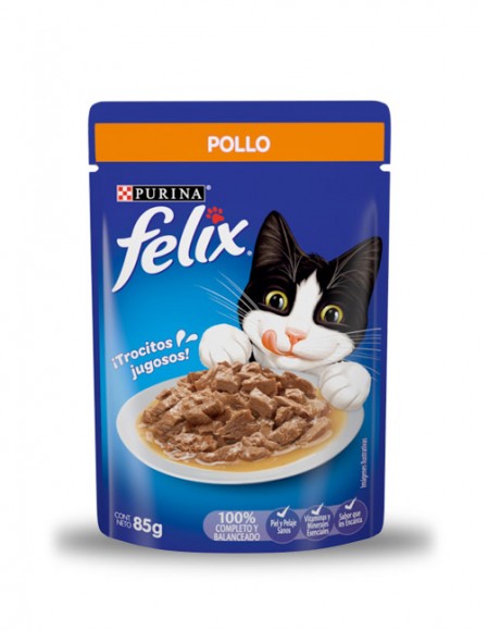 Caja Sachet Felix Pollo 15 Unidades