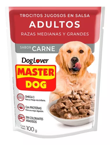 Sachet Master Dog Adulto Carne 20 Unidades