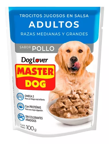 Sachet Master Dog Adulto Pollo 20 Unidades