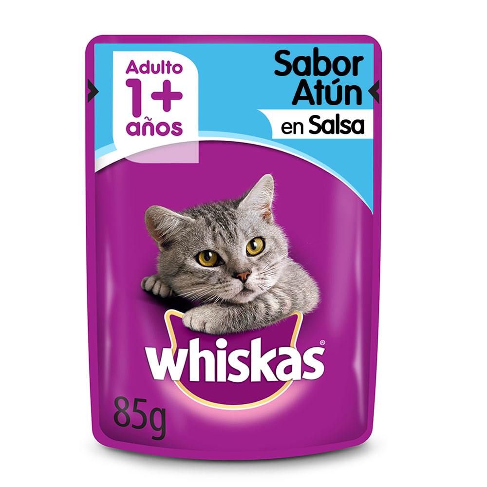 Caja Sachet Whiskas Atún 20 Unidades