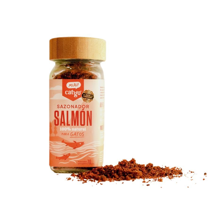 Sazonador para Gatos Cat Go Salmón y Ciervo