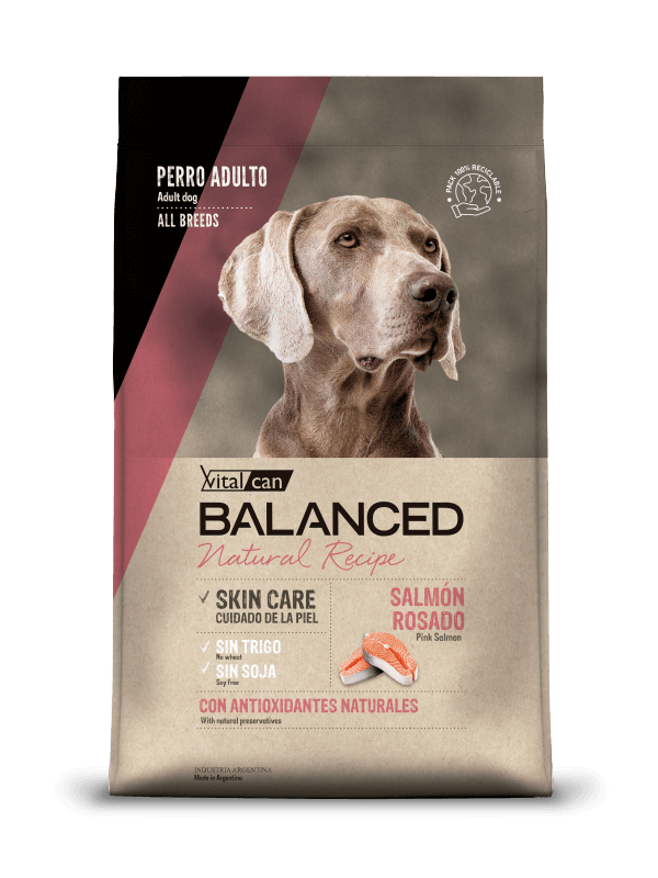 Vitalcan Balanced Natural Recipe Perro Adulto Salmón Rosado