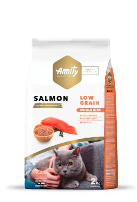 Amity Low Grain Salmon Gato Adulto