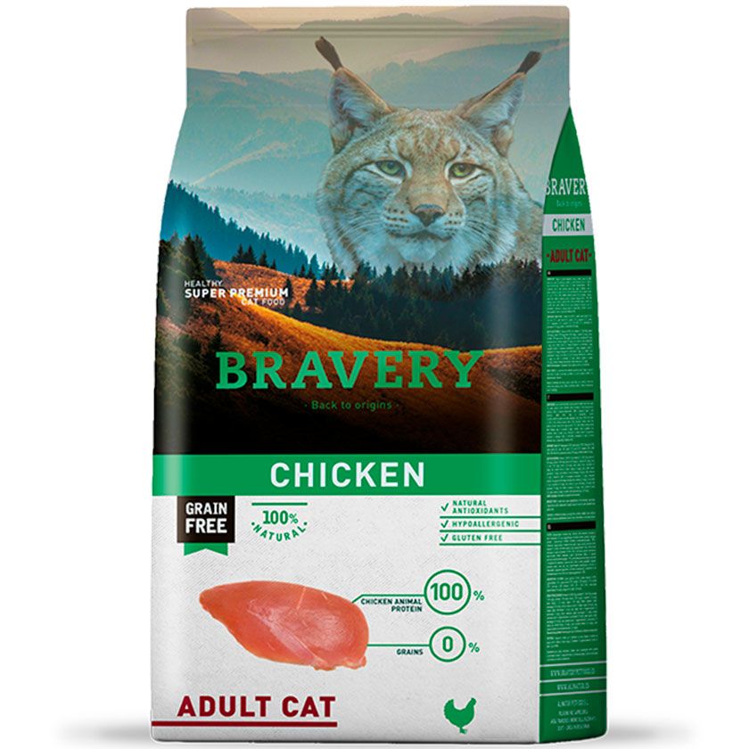Bravery Chicken Adulto Gato