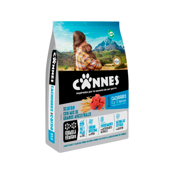 Alimento Perro Cannes Cachorro Carne