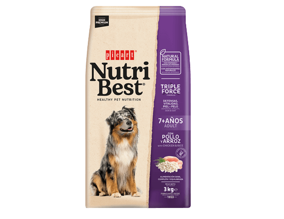 Nutribest Dog Adult 7+ Senior Chicken & Rice