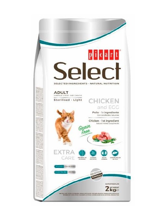 Picart Select Cat Adult Grain Free Sterilised Light