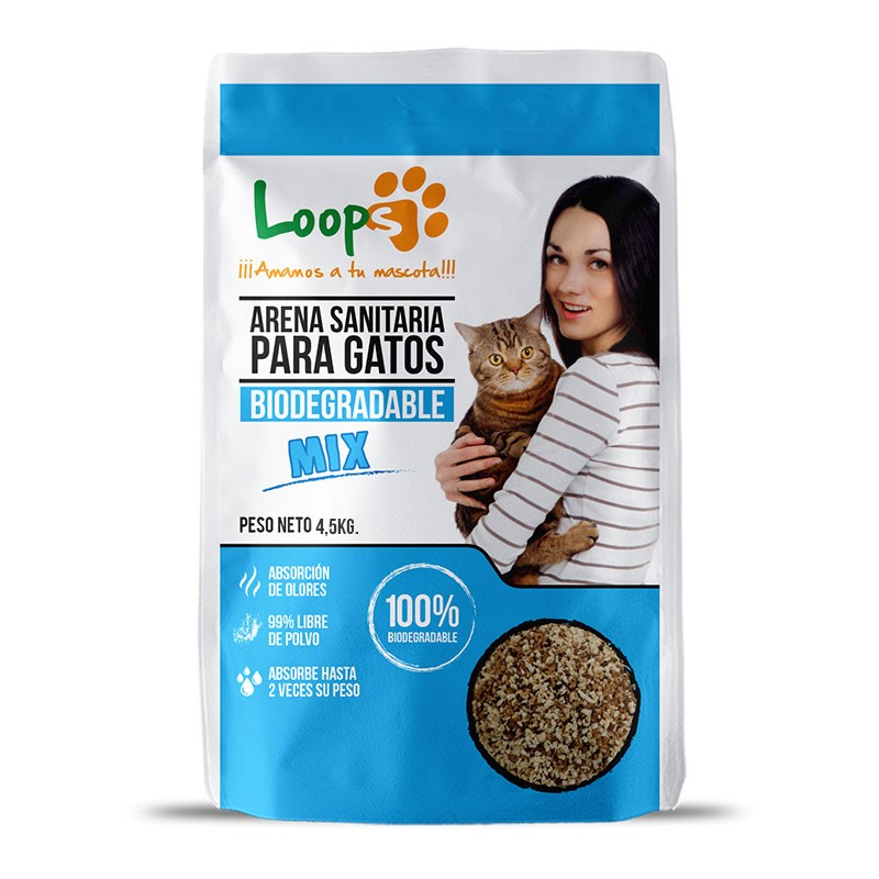 Display Arena Para Gatos Biodegradable Mix Loops Lavanda