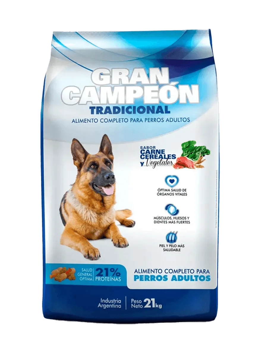Gran Campeón Perro Adulto Carne y Vegetales