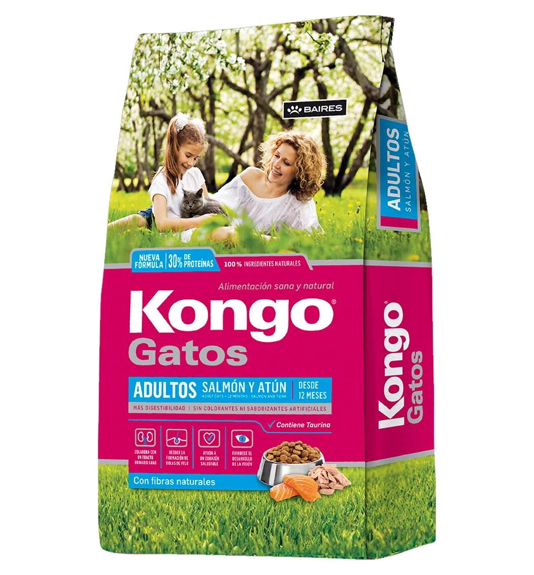 Kongo Gato Adulto Salmón Atún