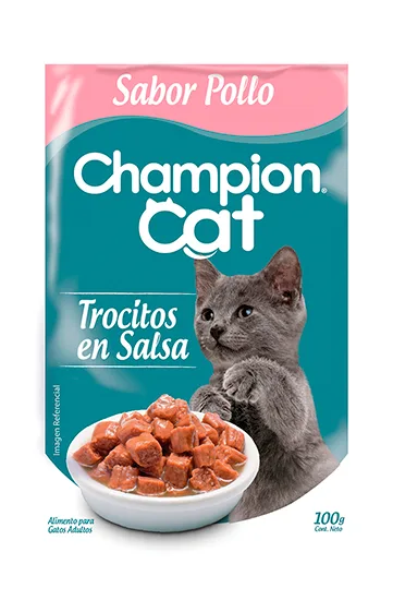 Sachet Champion Cat Gatitos Pollo 24x100gr