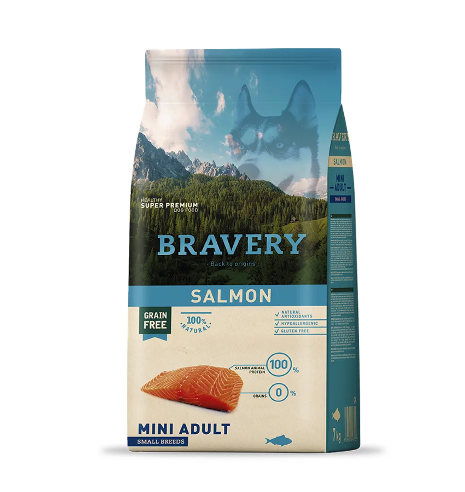 Bravery Salmón Mini Adulto Small Breed