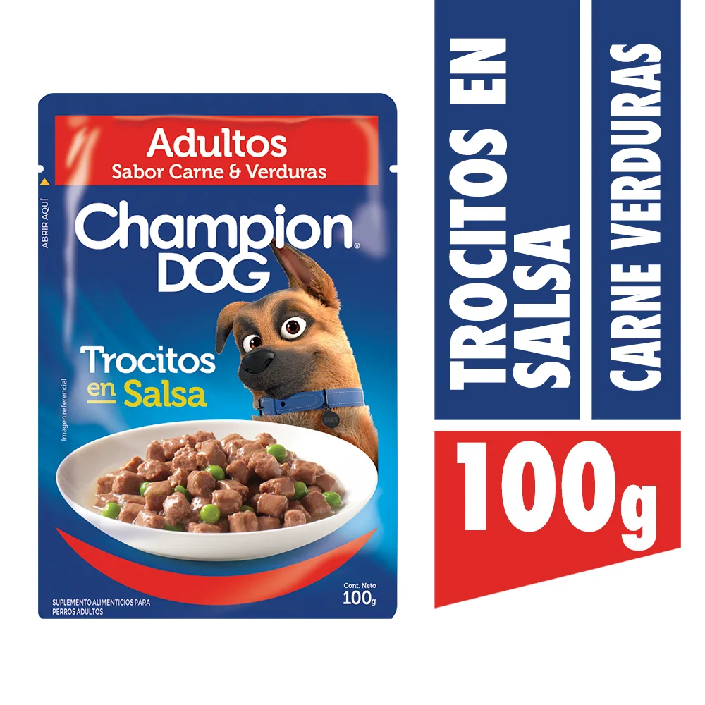 Sachet Champion Dog Carne 24x100gr