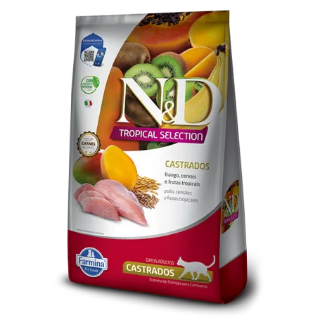 N&D Tropical Gato Adulto Castrado Frango