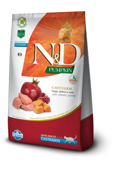 N&D Pumpkin Felino Castrado Frango