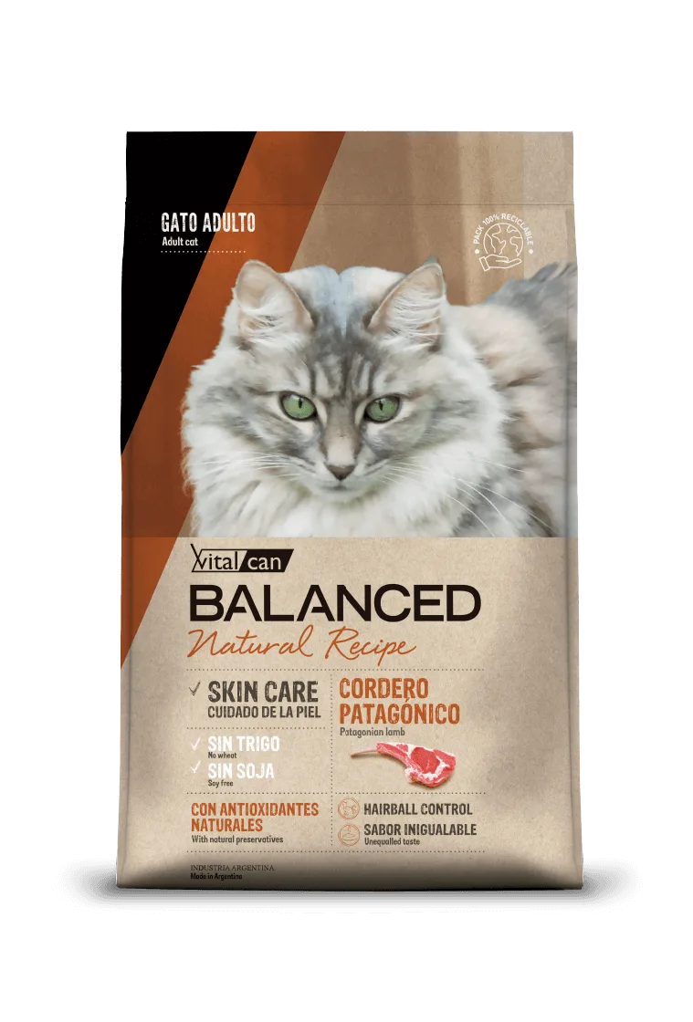 Vitalcan Balanced Natural Recipe Skin Care Gato Cordero