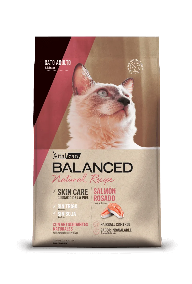 Vitalcan Balanced Natural Recipe Skin Care Gato Salmon