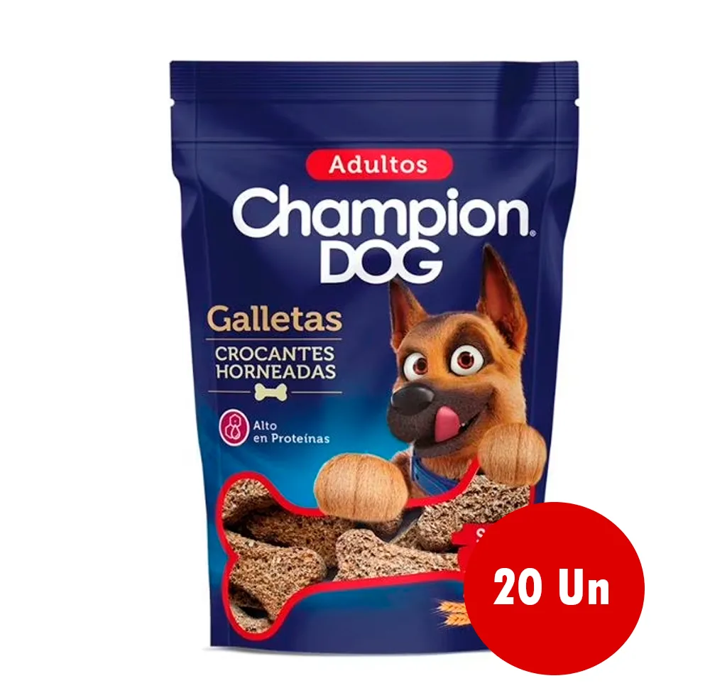 Caja Galletas Champion Dog Adulto 20x250 Gr