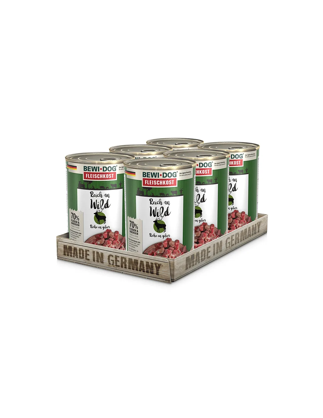 Display Lata BewiDog Rico en Venado