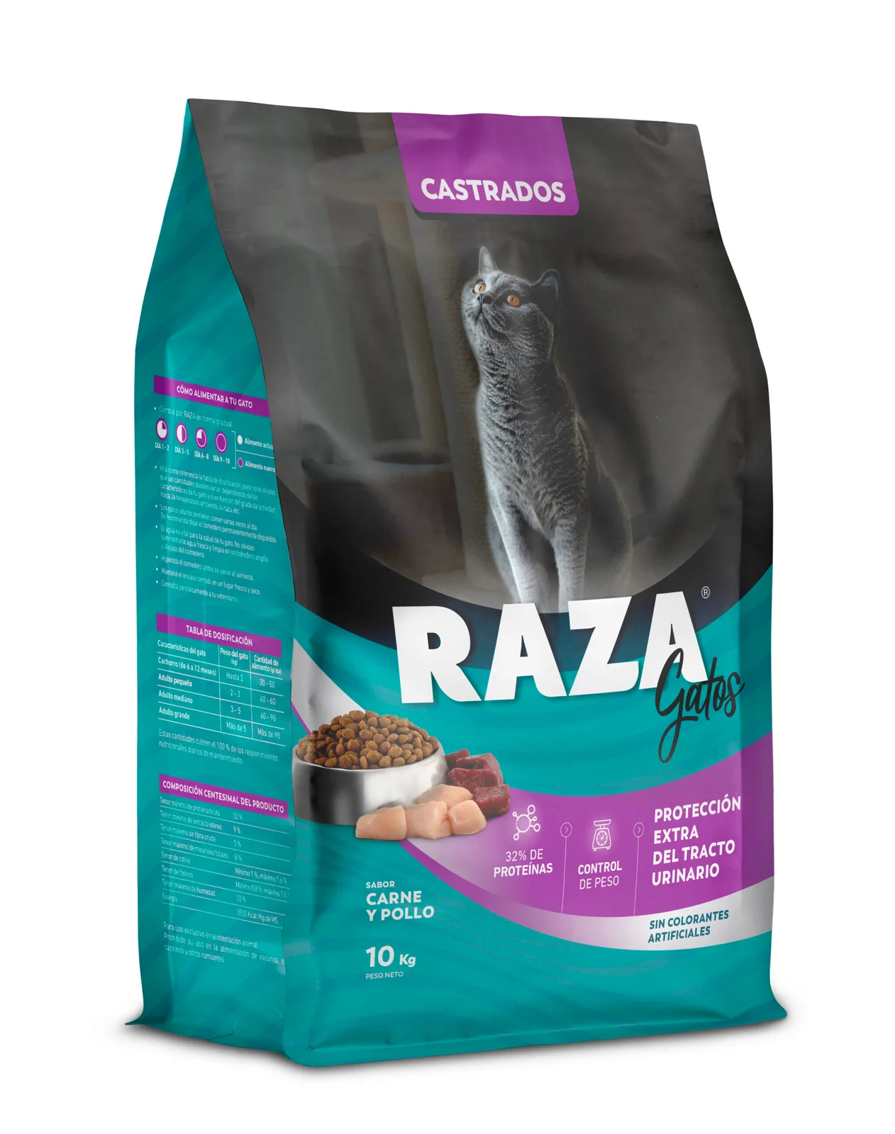 Raza Gato Castrado Rico en Omega 3