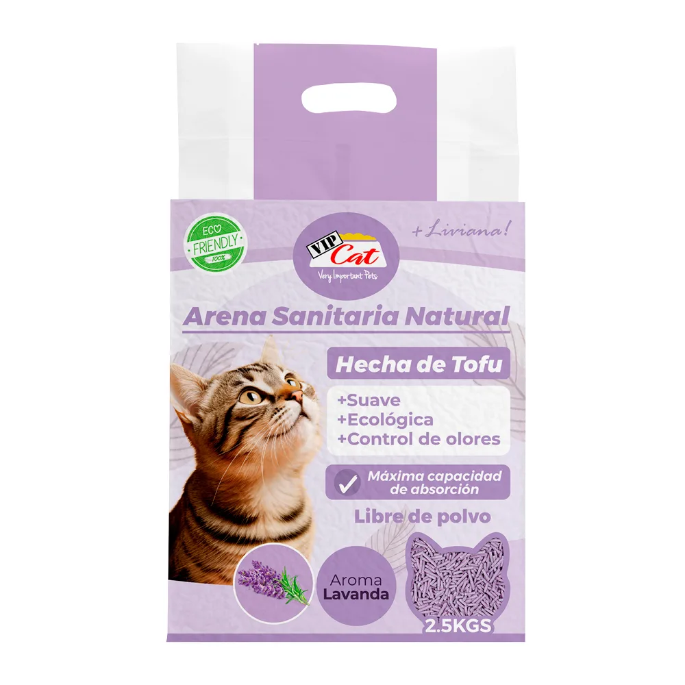 Arena VIP Cat Tofu Aglutinante Aroma Lavanda