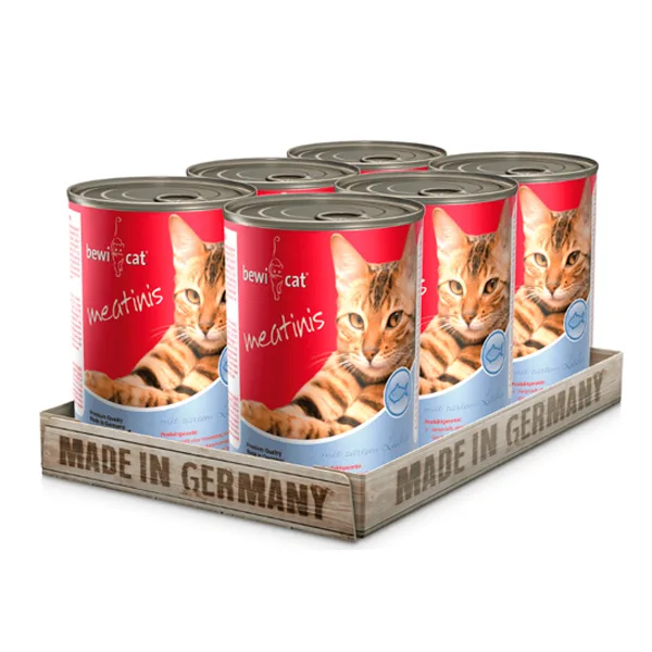 Display Lata Bewicat Meatinis Salmon 6x400 GR
