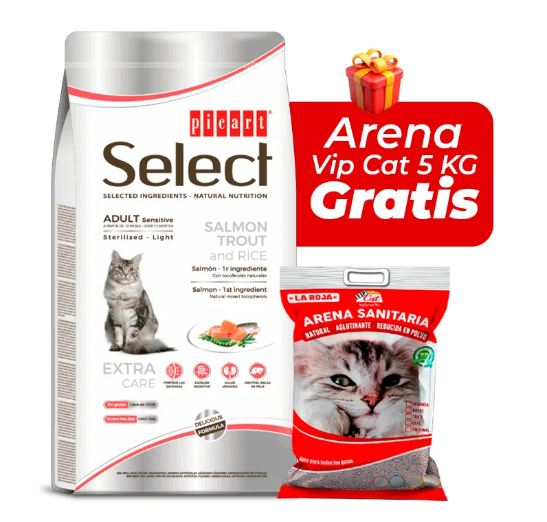 Picart Select Cat Adult Sensitive Salmon Sterilised Light