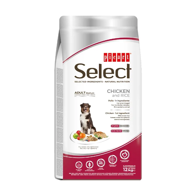 Select Dog Adult Medium Chicken&Rice