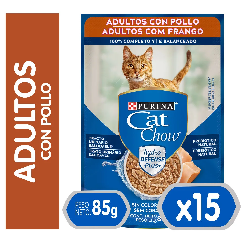 Sachet Cat Chow Pollo x15