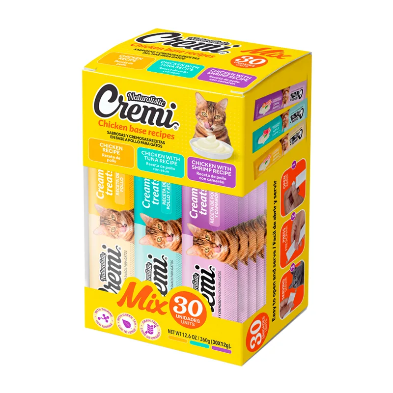 Naturalistic Cremi Box Chicken Food Mix 30 Unidades (2616)