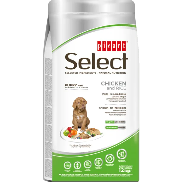 Picart Select Dog Puppy Maxi Chicken & Rice