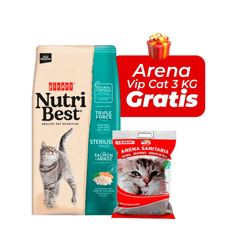 Nutribest Cat Adult Sterilised Salmon & Rice