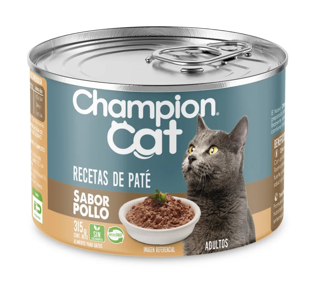 Lata Champion Cat Pollo 24x315gr