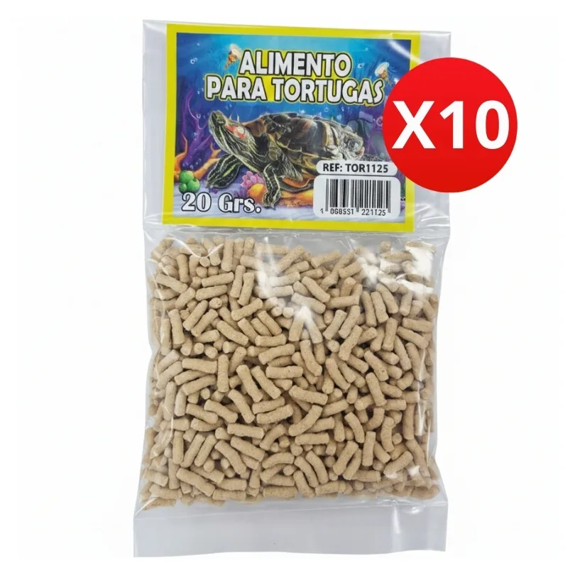 Alimento para Tortugas Peces Tira 10 Unidades Pellet