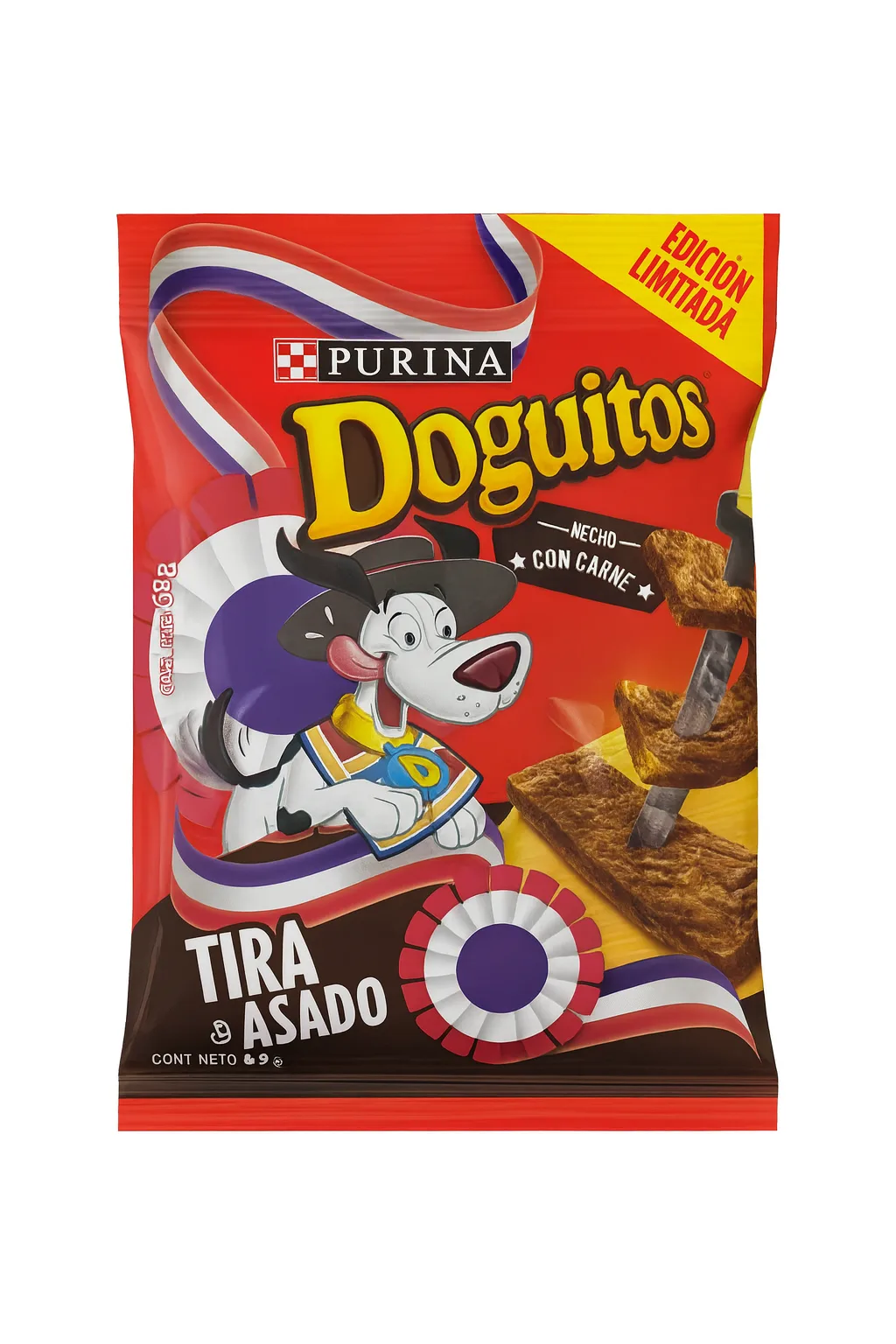 Caja Doguitos Snack Perro Tira Asada 15x65 GR