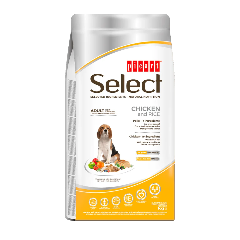 Select Dog A.Light-Steril Chicken&Rice